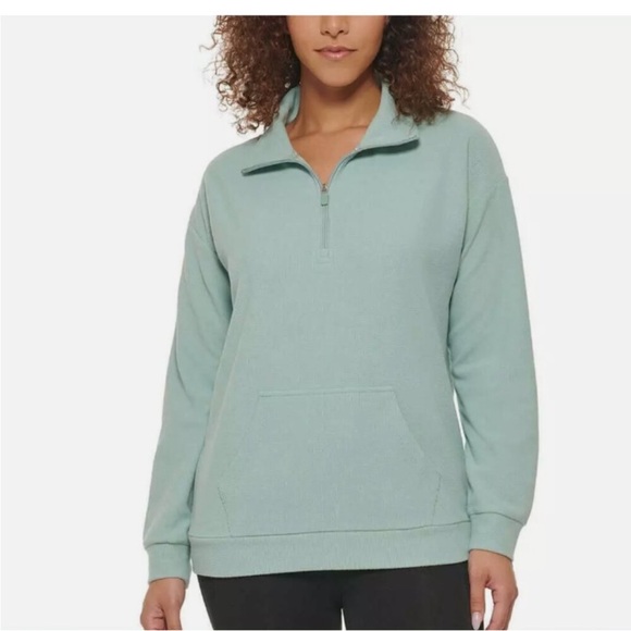 Marc New York Tops - MARC NEW YORK Ladies' Ribbed 1/4 Zip Pullover